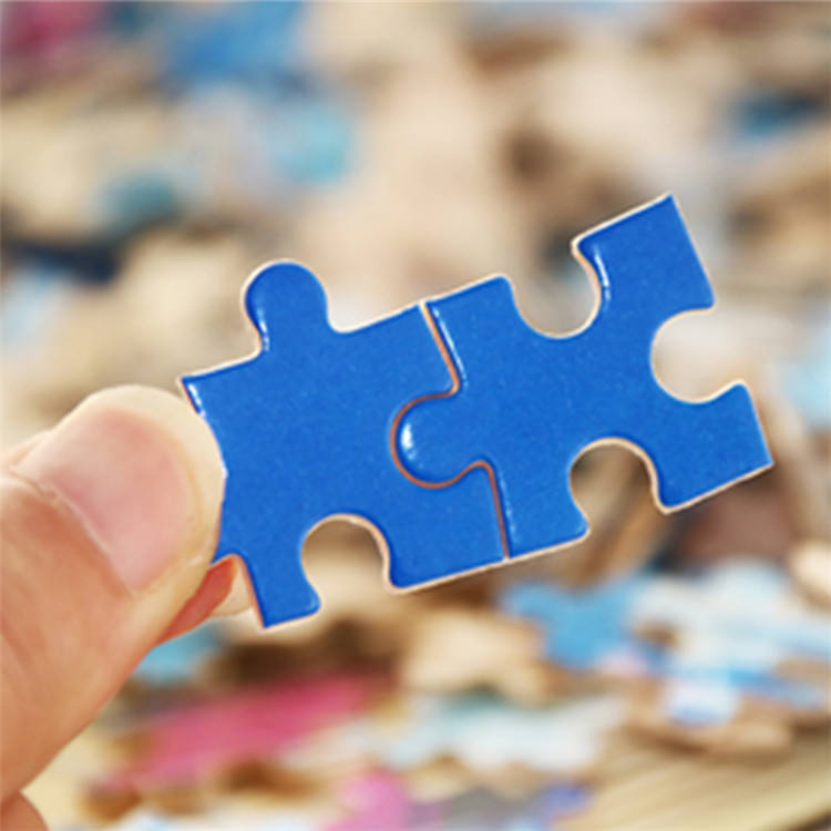 Hot Sale Wooden Puzzles Games Colorful Sublimation Puzzle Customised Jigsaw Puzzle 1000 Pieces