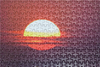 Custom Sunrise Scenery printing Sublimation on blank puzzle Teenagers Puzzle For Adults