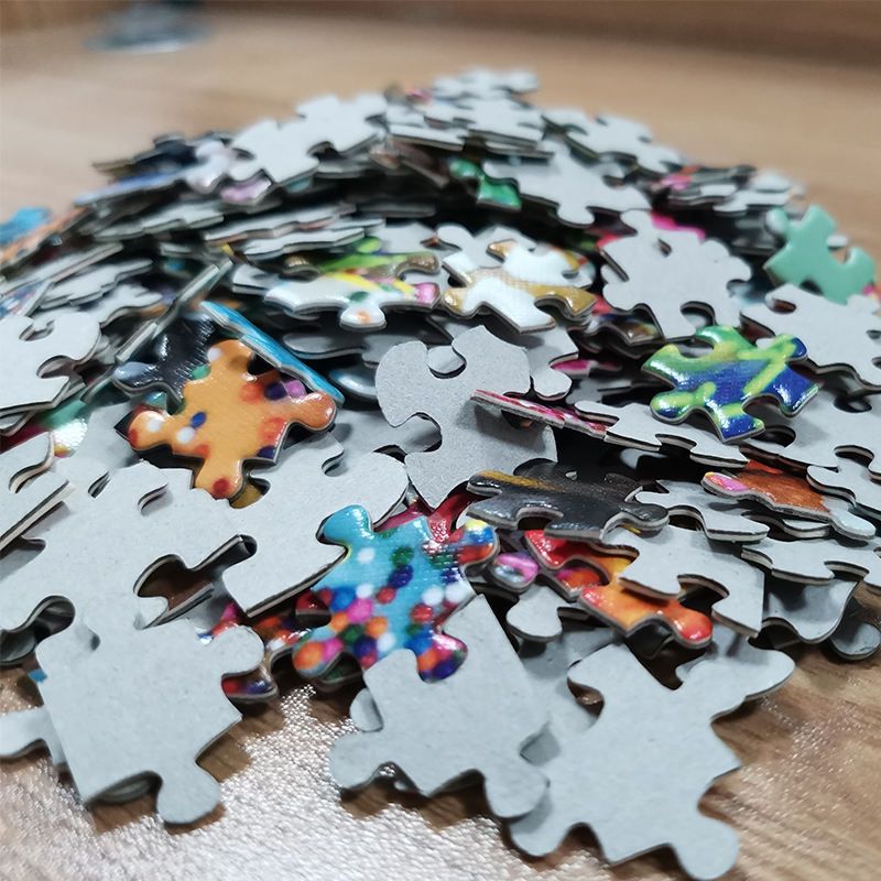 To map 1000 pieces of customized paper puzzles from the factory