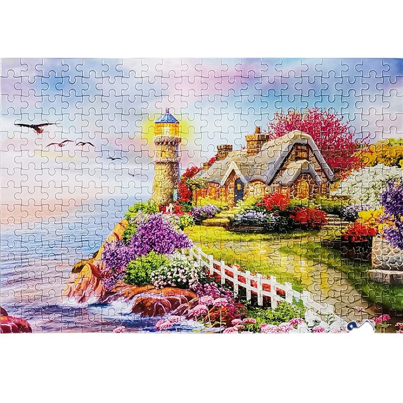 New Arrival 2022 Adults Printable Personalized Wooden Puzzles 500 Pcs Jigsaw Puzzles Holder