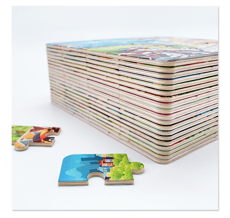 Wholesale price Students Educational Games Paper Jigsaw Puzzle For Children