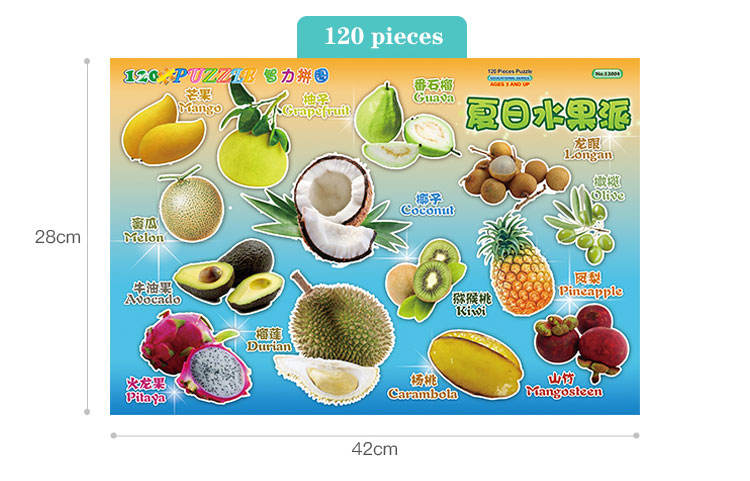 High Quality Students Educational board Games Paper Jigsaw Puzzle For Children