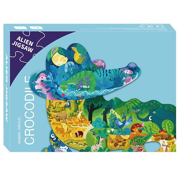 2022 wholesale Paper Cardboard animal puzzle toy with competitive price jigsaw puzzle for kids
