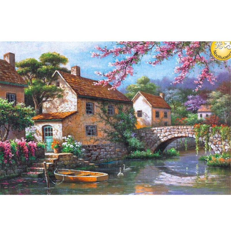 Wholesale 1000 Pieces Puzzle Custom Printable Adult Wooden Jigsaw Puzzle