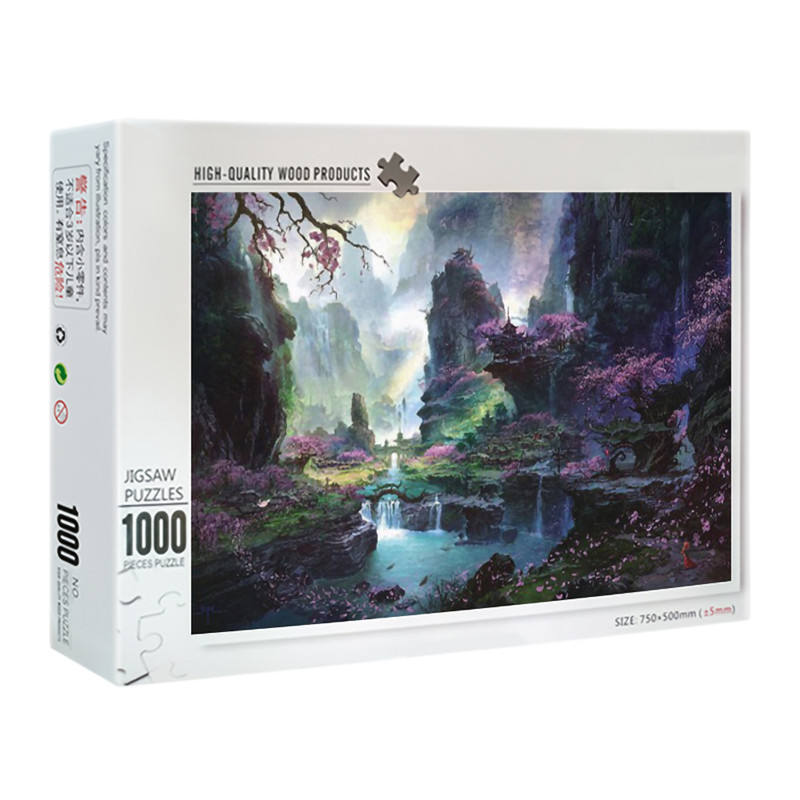 High Quality Printing Custom 1000 Pcs Paper intellectual Jigsaw Puzzle For Adult