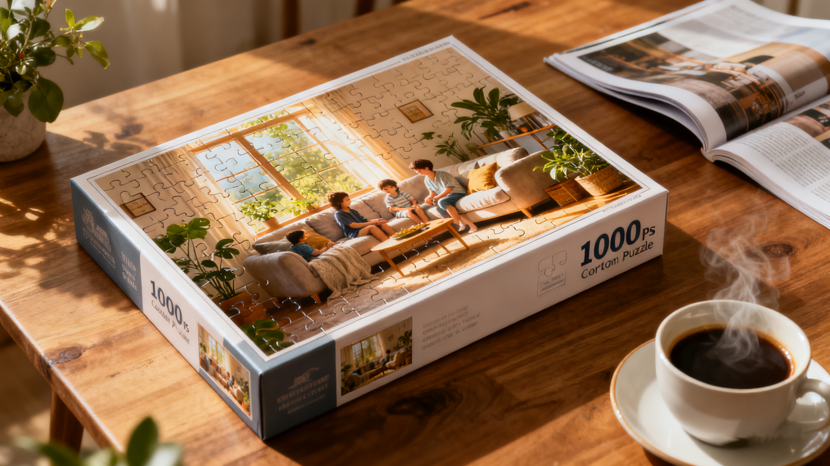 Сколько краевых деталей в головоломке из 1000 деталей?