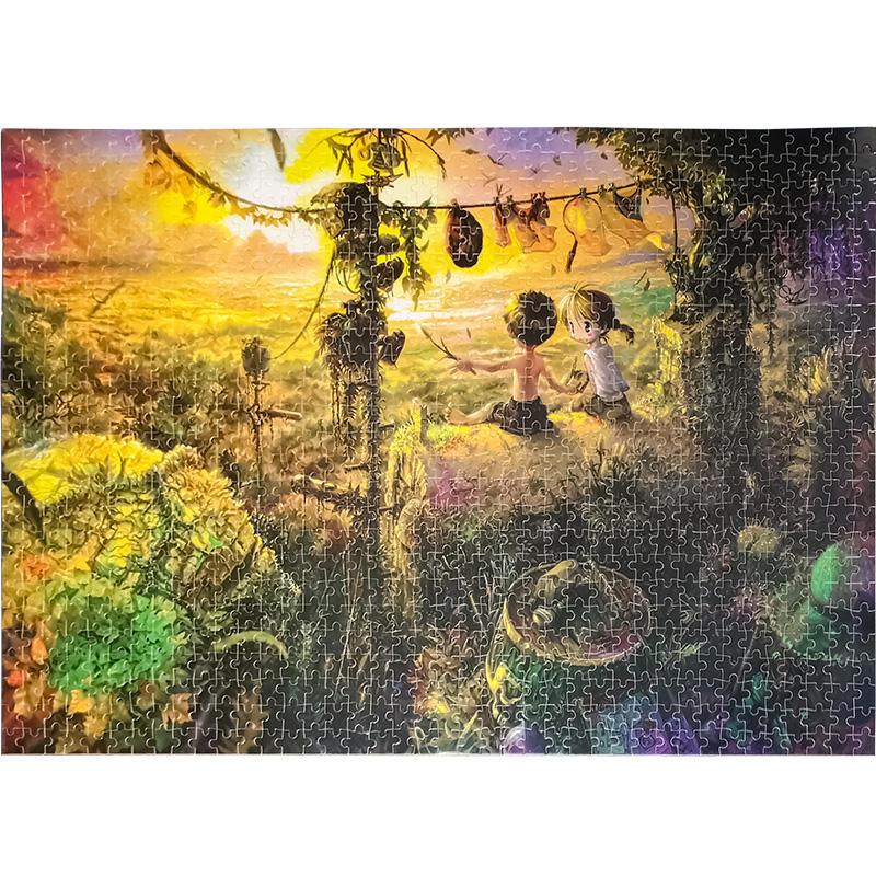 High Quality Personalized Jigsaw Puzzle Scenery Customization Puzzles Jigsaw 1000 For adults