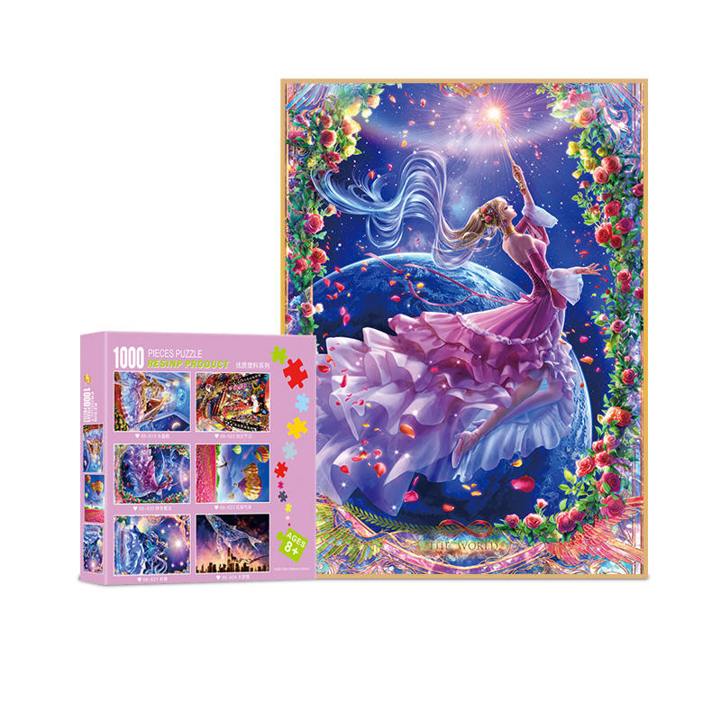 Top Quality Educational Toys Large Piece Plastic Sublimation Jigsaw Puzzle For Adults