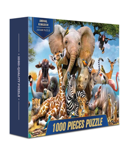 Animal Cartoon 1000 Pieces Puzzle DIY Children's Puzzle Game