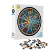 Adults Round Jigsaw Puzzles 500 Pieces Puzzle- DIY custom Constellation Circular Jigsaw Puzzles