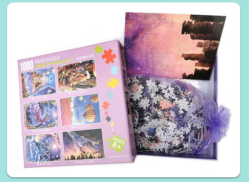 custom jigsaw puzzle 1000 pieces paper toy adult anime puzzle games jigsaw puzzle wholesale with box