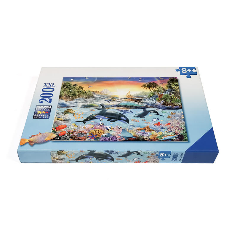 Custom Design Cardboard Toys Puzzle Anime Puzzle Games 200 Ps Jigsaw Puzzle Wholesale with Box