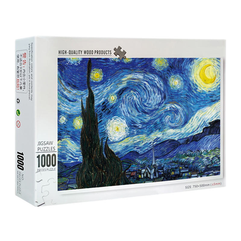Puzzle For Adults Wood Thick 1000 Pieces Gifts Jigsaw Puzzles