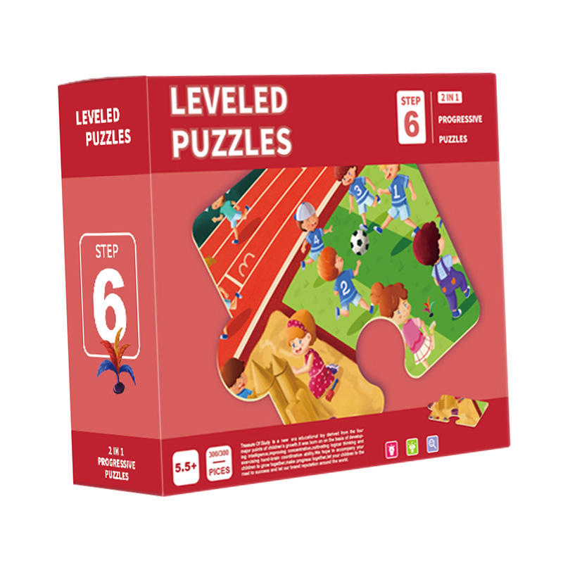 Preschool Educational Children Learning Play Teaching Paper Toy Jigsaw Puzzles