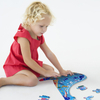 Biodegradable Intelligent Toys Custom Jigsaw Dinosaur Animal Paper Puzzle For Kids