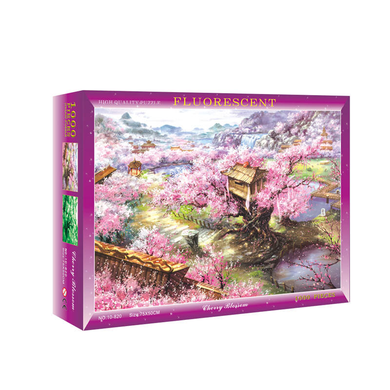 High Quality Product Personalized Custom Printable Scenery 500 1000 pieces Jigsaw Puzzle for Adult kids