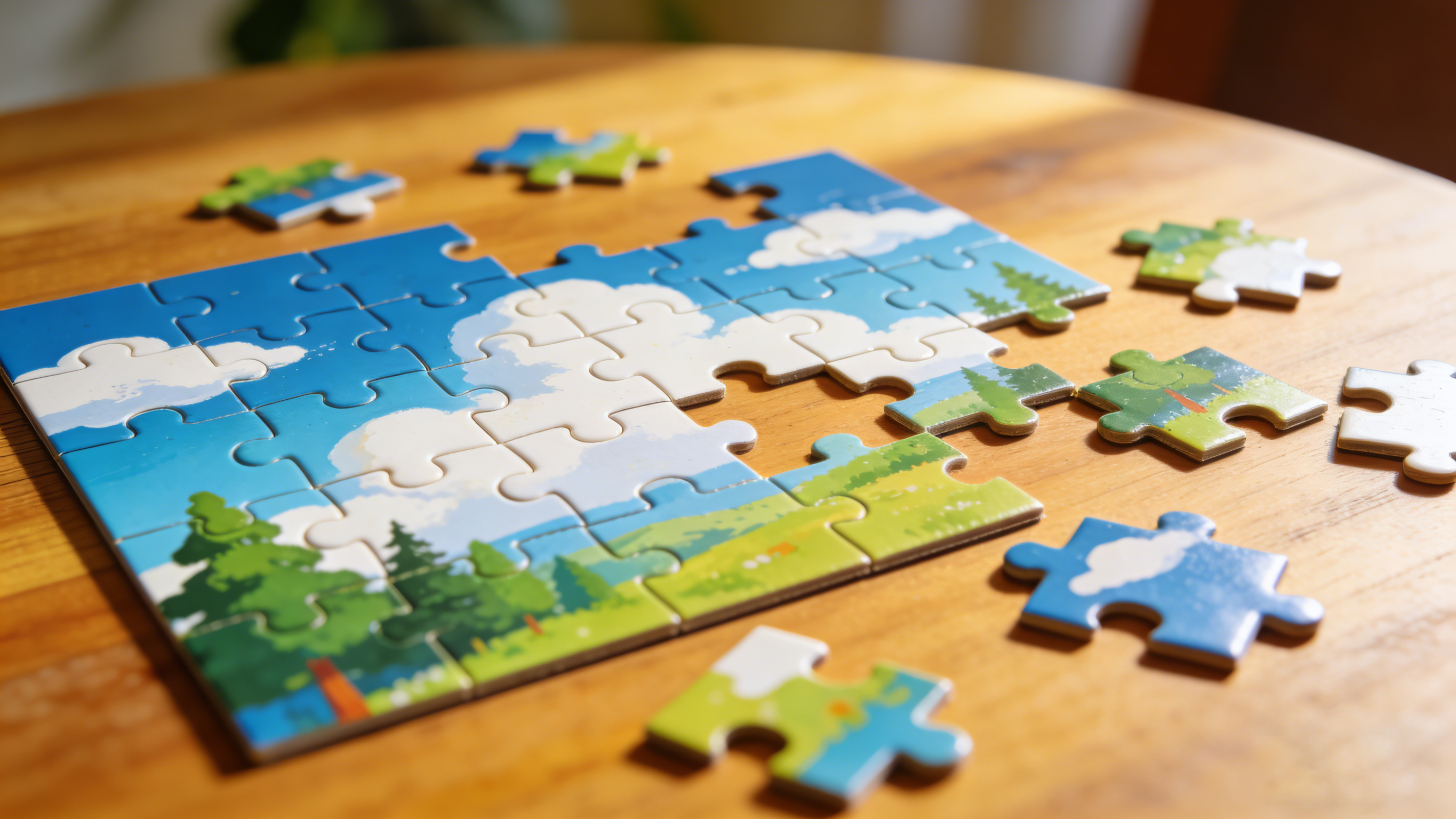 I puzzle da 1000 pezzi offrono la sfida perfetta per il fine settimana